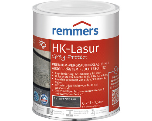 Remmers HK-Lasur grey protect anthrazitgrau 750 ml