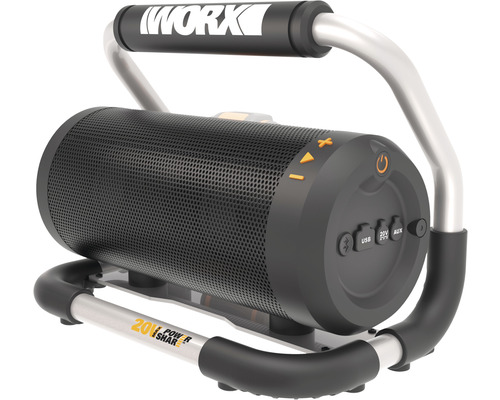 Akku-Lautsprecher WORX 20V Aux-in und USB WX009.9, ohne Akku und Ladegerät
