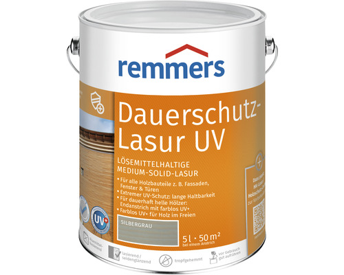 Remmers Dauerschutzlasur UV silbergrau 5 l