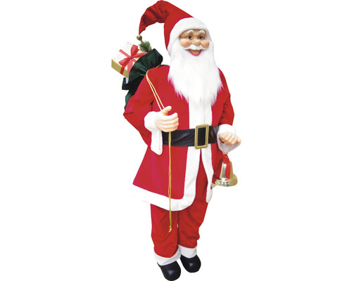 Dekorative Weihnachtsmannfigur mit Sack und Geschenken