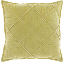 Quadratisches Dekokissen mit Rautenmuster