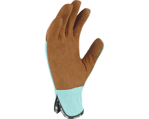 Gartenhandschuh mit Handfläche aus Leder
