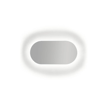 LED Badspiegel Denise Oval 45 x 90 cm IP 44-thumb-2