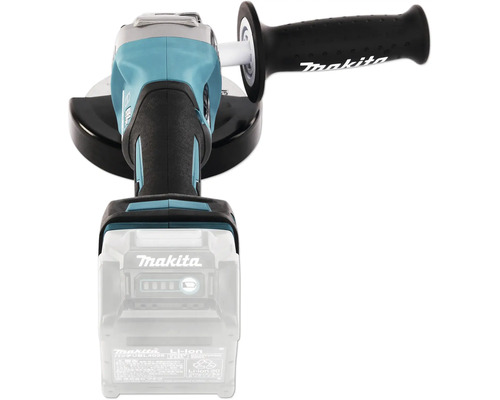 Akkubetriebener Winkelschleifer mit Zusatzhandgriff von Makita