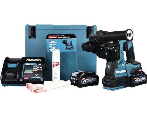 Makita Akku-Bohrhammer Set mit Akkus, Ladegerät und Koffer