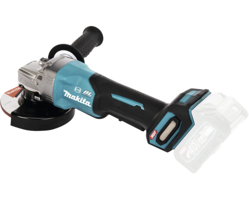 Makita Akku-Winkelschleifer mit Zusatzhandgriff und Schleifscheibe