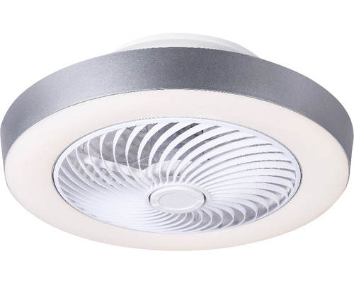 Deckenventilator mit Beleuchtung Gharra weiss/grau bis 25 m² Lichtfarbe verstellbar mit Fernbedienung-0