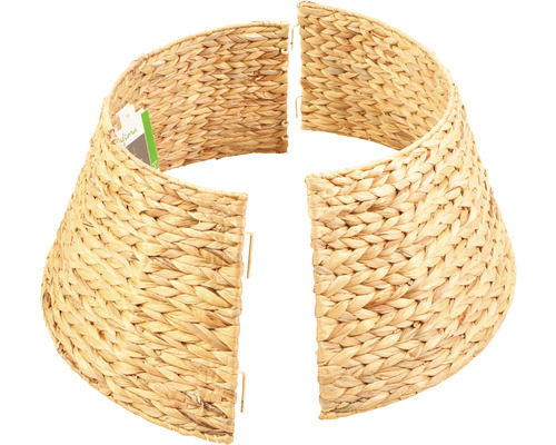 Christbaumständerverkleidung aus geflochtenem Naturmaterial