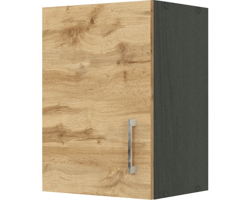 Hängeschrank Held Möbel Sorrento BxTxH 40 x 34 x 57 cm Frontfarbe eiche hell matt Korpusfarbe grau