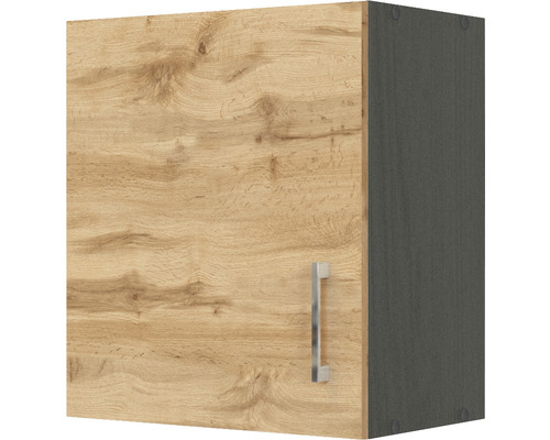 Hängeschrank Held Möbel Sorrento BxTxH 50 x 34 x 57 cm Frontfarbe eiche hell matt Korpusfarbe grau-0