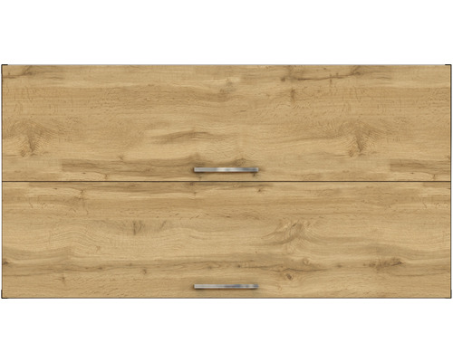 Küchenschrank mit zwei Schubladen und Griffen