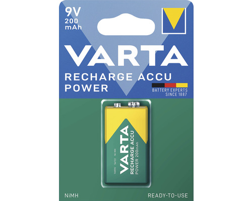 Varta Akku-Batterie E-Block 9 Volt 1 Stück Varta Akku-Batterie E-Block 9 Volt 1 Stück