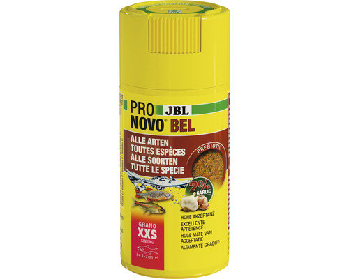 Granulatfutter JBL PRONOVO BEL GRANO Gr. XXS 100 ml JBL Pro Novo Bel Fischfutter für alle Fischarten
