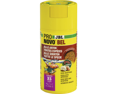 Granulatfutter JBL PRONOVO BEL GRANO Gr. XS 100 ml JBL NovoBel Fischfutter für alle Fischarten