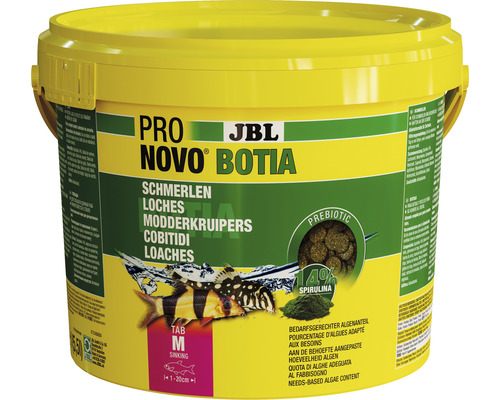 JBL Pro Novo Botia Fischfutter für Schmerlen im Eimer