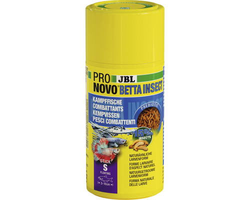 Futtersticks JBL PRONOVO BETTA INSECT Gr. S 100 ml JBL Pro Novo Betta Insect Futter für Kampffische