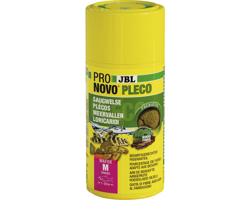 Futtertabletten JBL PRONOVO PLECO WAFER Gr. M 100 ml JBL Novo Pleco Fischfutter Tabletten für Saugwelse