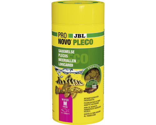 Futtertabletten JBL PRONOVO PLECO WAFER Gr. M 1000 ml JBL Novo Pleco Eco Wafers Futtertabletten für Saugwelse