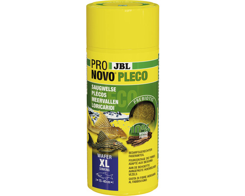 Futtertabletten JBL PRONOVO PLECO WAFER Gr. XL 250 ml JBL Novo Pleco Futter für Saugwelse, Waffeln in XL-Größe