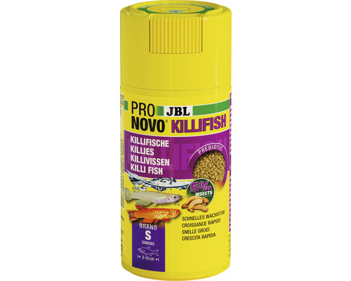 Granulatfutter JBL PRONOVO KILLIFISH GRANO Gr. S 100 ml JBL Pro Novo Killifish Futterdose für Killifische