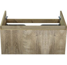 Waschtischunterschrank Sanox Frozen BxHxT 80 x 40 x 45 cm Frontfarbe grain oak