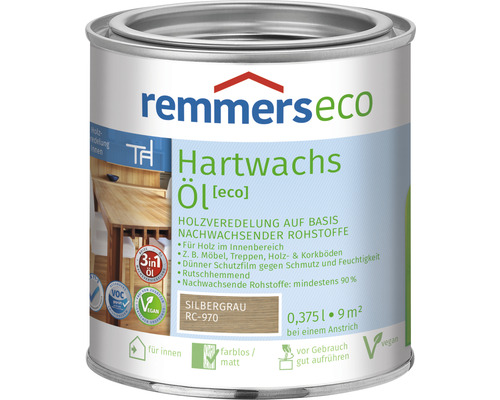 Remmers eco Hartwachsöl silbergrau 375 ml