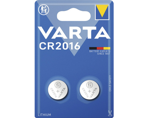 Varta Knopfzelle CR 2016 2 Stück