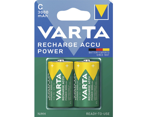 Varta Akku-Batterie C Baby 2 Stück Varta Akku-Batterie C Baby 2 Stück