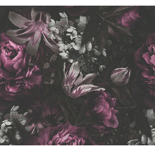 Vliestapete 38509-4 Pint Walls floral schwarz lila-thumb-0