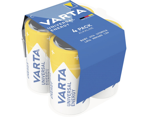 Varta Batterie Energy C Baby 4 Stück Varta Batterie Energy C Baby 4 Stück