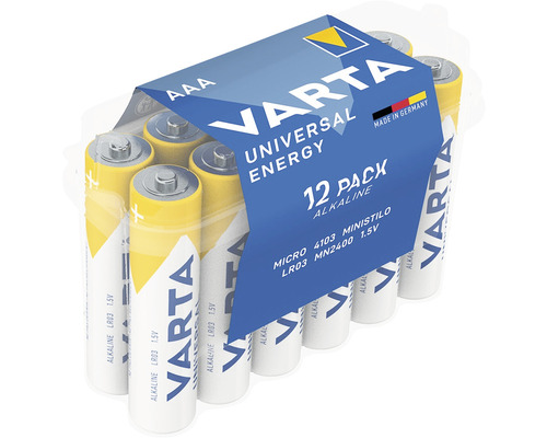 Varta Batterie Energy AAA Micro 12 Stück