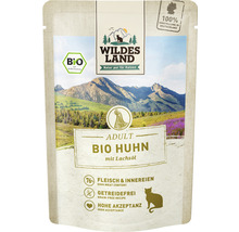Wildes Land Adult Bio Huhn Katzenfutter Verpackung