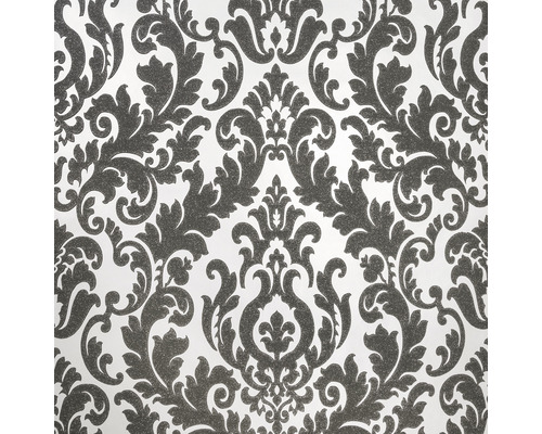 Vliestapete 64755-KRE Kreativa Muster schwarz Detailaufnahme einer Tapete mit ornamentalen Mustern