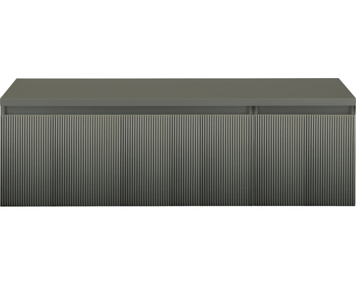 Waschtischunterschrank Sanox Frozen 3D BxHxT 140 (100/40) x 43 cm x 45 cm Frontfarbe petrol mit Waschtischplatte Waschtischunterschrank Sanox Frozen 3D BxHxT 140 (100/40) x 43 cm x 45 cm Frontfarbe petrol mit Waschtischplatte