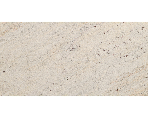 FLAIRSTONE Granit Terrassenplatte Cenith Ivory 80 cm x 40 cm x 3 cm Granitplatte mit gesprenkelter Textur