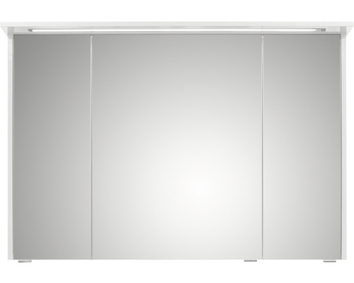 Spiegelschrank mit drei Spiegeltüren und Beleuchtung