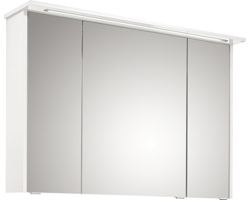 Spiegelschrank Pelipal xpressline 3261 105 x 16 x 72 cm weiß 3-türig LED
