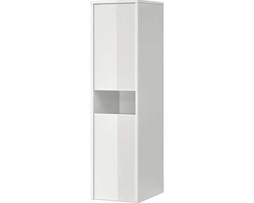 Midischrank Pelipal xpressline 3261 weiß mit Glasfront BxHxT 30 x 115 x 33 cm Weißer Hochschrank mit Regalfach