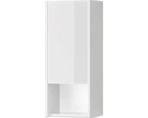 Hängeschrank Pelipal xpressline 3261 weiß mit Glasfront BxHxT 30 x 70 x 16 cm Weißer Hängeschrank mit einer Tür und einem offenen Fach.