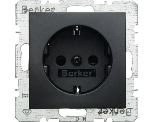 Berker 47231606 Steckdose mit erh. Berührungsschutz S.1 anthrazit/matt