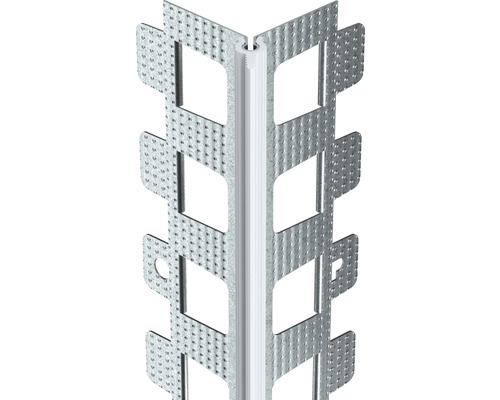 PROTEKTOR Kantenprofil PowerGrip (spitzer Kopf) für den Außenputz 10 mm weiß 3000 x 43 x 43 mm Bund = 15 St