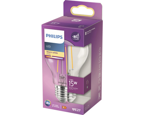 Philips LED Lampe mit E27 Sockel in Verpackung