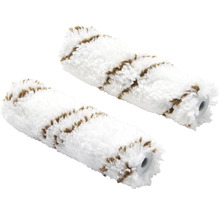 Zwei Farbwalzen mit Streifenmuster