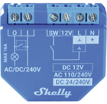 Shelly PLUS 1 Verbesserter 1-Kanal-Wifi-Schalter - Kompatibel mit SMART HOME by hornbach-thumb-1