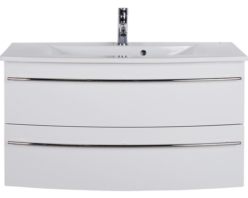 Waschtisch mit zwei Schubladen und Armatur