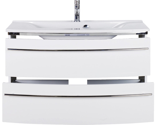 Waschtisch mit zwei Schubladen und Armatur