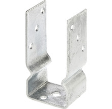 U-Pfostenträger z. Aufschrauben 71 x 150 mm, feuerverzinkt, 1 Stück