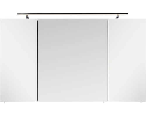 Spiegelschrank Marlin Bad 120 x 17,5 x 74 cm Eiche weiß | HORNBACH | Spiegelschränke