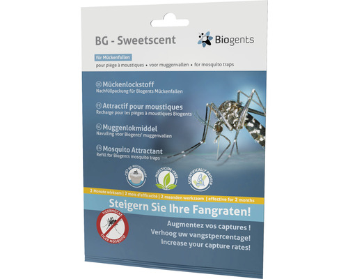 Mückenfalle Biogents Sweetscent Duftstoff Lockstoff für 2 Monate Lockwirkung Nachfüllpackung 1 St