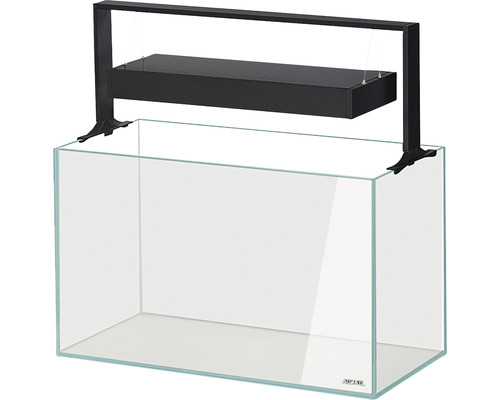 Aquarium AQUAEL UltraScape 60 mit LED Beleuchtung ca. 64 l OPTI-Glas, Weißglas, ohne Unterschrank forest